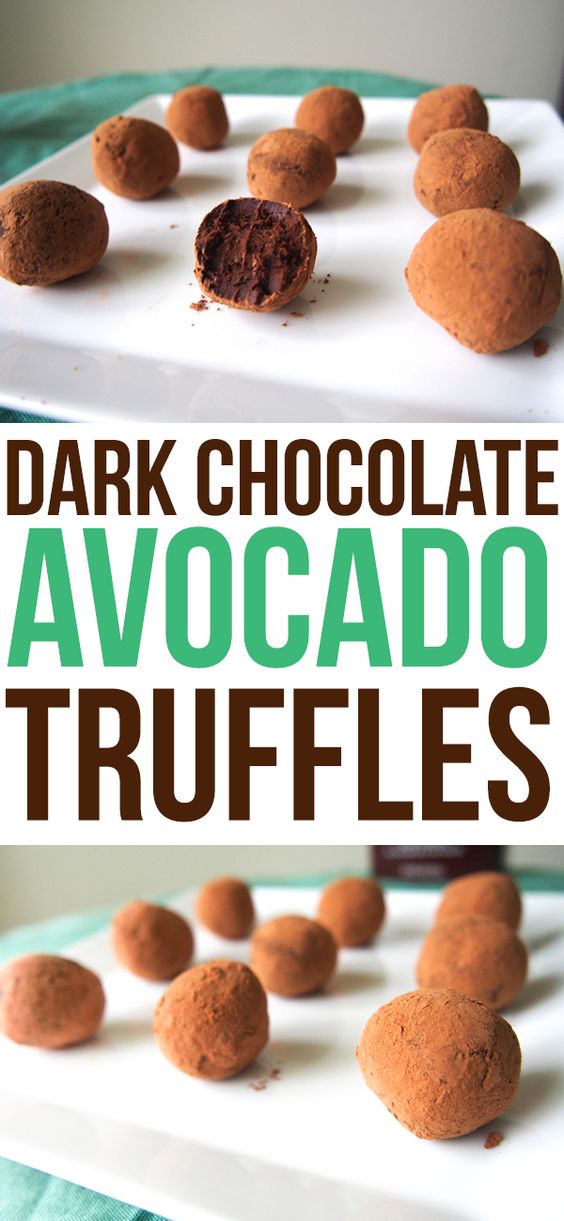 dark chocolate truffles